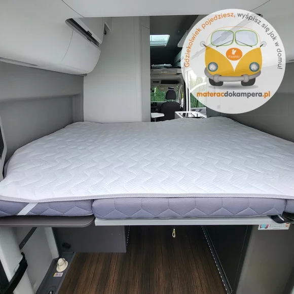 Grand California ochraniacz na materac - łóżko tył (Silver)